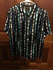 Lane Bryant Striped Buttoned down Blouse